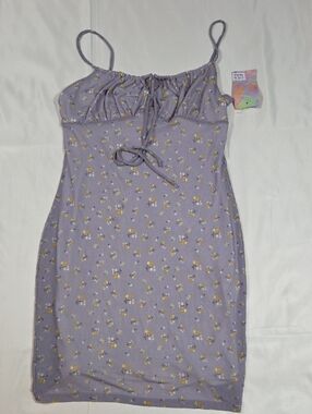 NWT Liz And Sara Floral Spaghetti Strap Dress Size Large